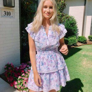 Loveshackfancy x Target Lou L Purple Dress